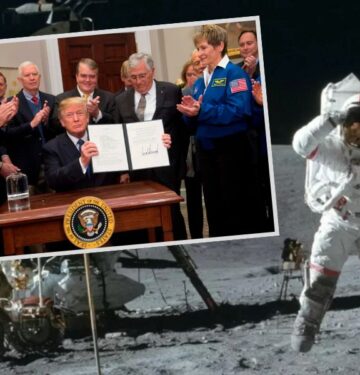 Trump Perintahkan AS kembali ke Bulan Tahun 2028