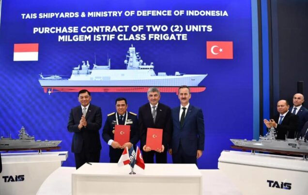 Indonesia memesan dua fregat ISTIF dari Turkiye