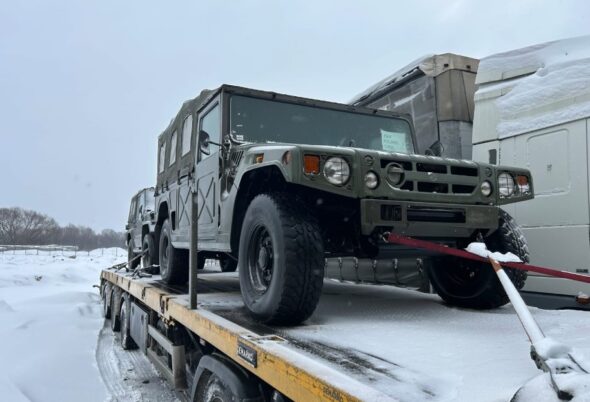 Jepang telah mengirimkan 131 kendaraan taktis ke Ukraina