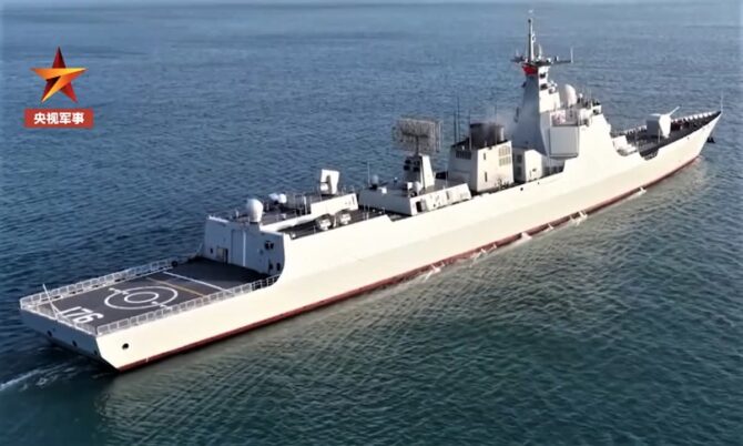 Kapal perusak China Type 052D Loudi