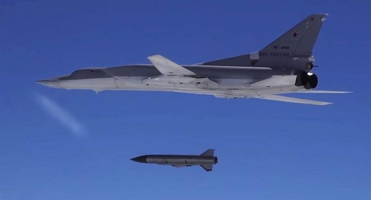 Tu-22M3 menembakkan rudal Kh-22 ke Ukraina