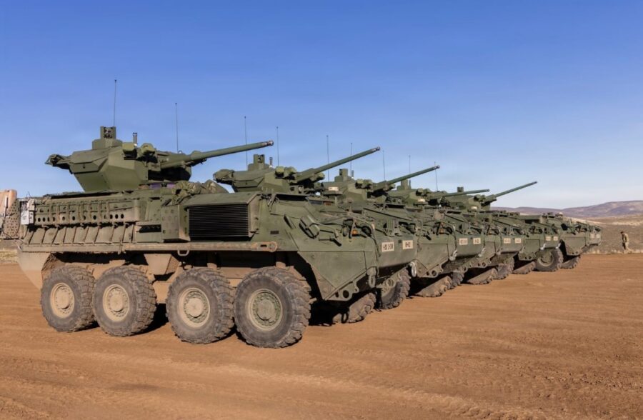 US Army menguji penembankan menggunakan Stryker dengan kanon 30 mm