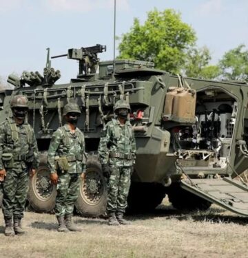 AD Thailand menerima Stryker 8x8 dari AS untuk menjaga perbatasan