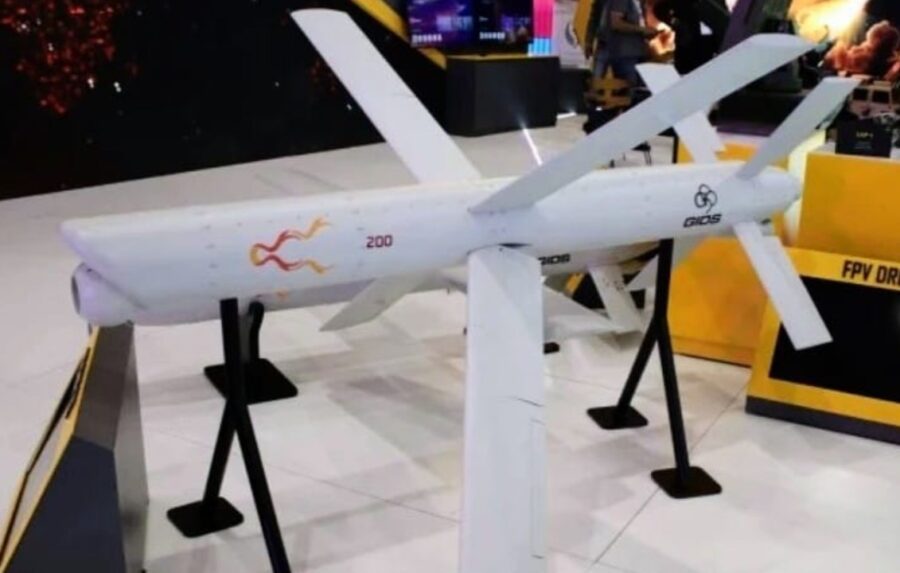 Drone kamikaze dari Pakistan YALGHAR 200