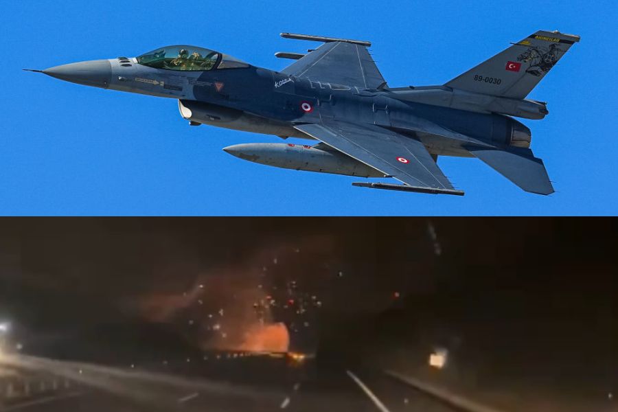 F-16 Turkiye jatuh - pilot tewas