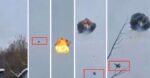 F-16 Ukraina menembak drone Geran-2 Rusia