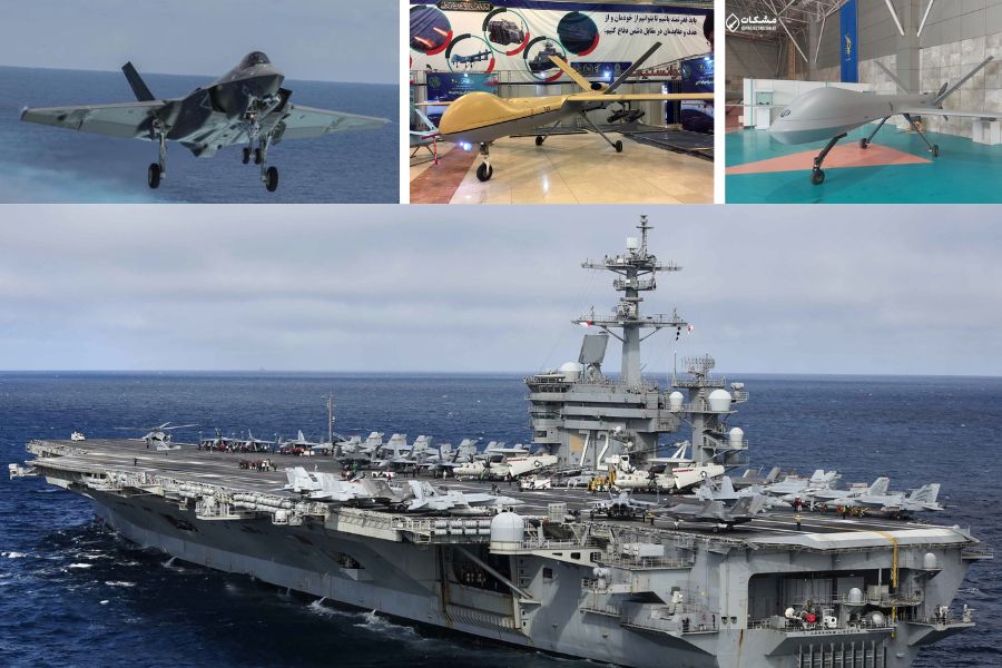 F-35C menembak drone Shahed Iran yang mendekati USS Abraham Lincoln