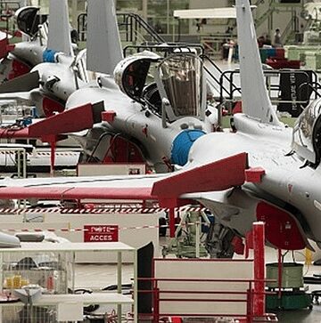 Jalur perakitan akhir pesawat Rafale