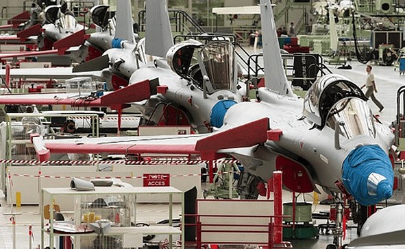 Jalur perakitan akhir pesawat Rafale