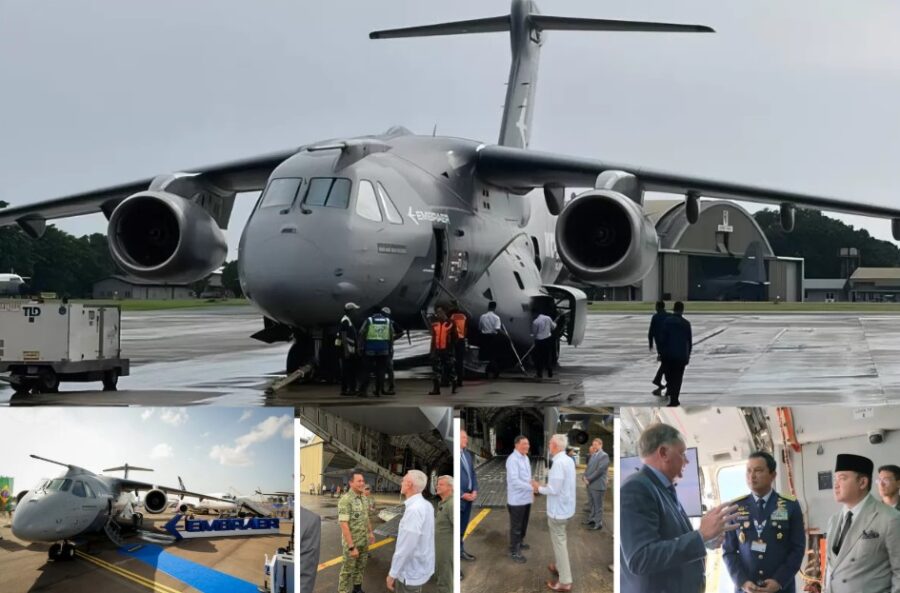 KC-390 mampir ke Lanud Halim