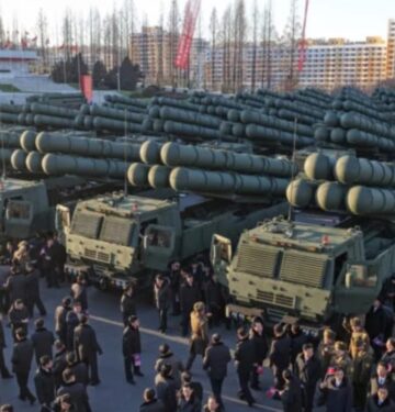 KN-25 MLRS Korea Utara