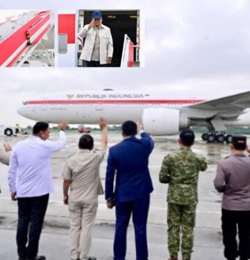 Prabowo bertolak ke AS untuk mengikuti KTT BOP