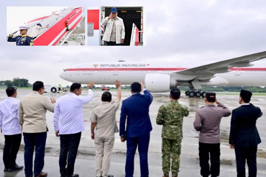 Prabowo bertolak ke AS untuk mengikuti KTT BOP