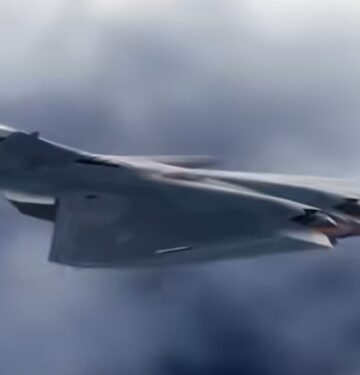 Rendering NGAD - F-47 dalam video promosi Pratt & Whitney_1