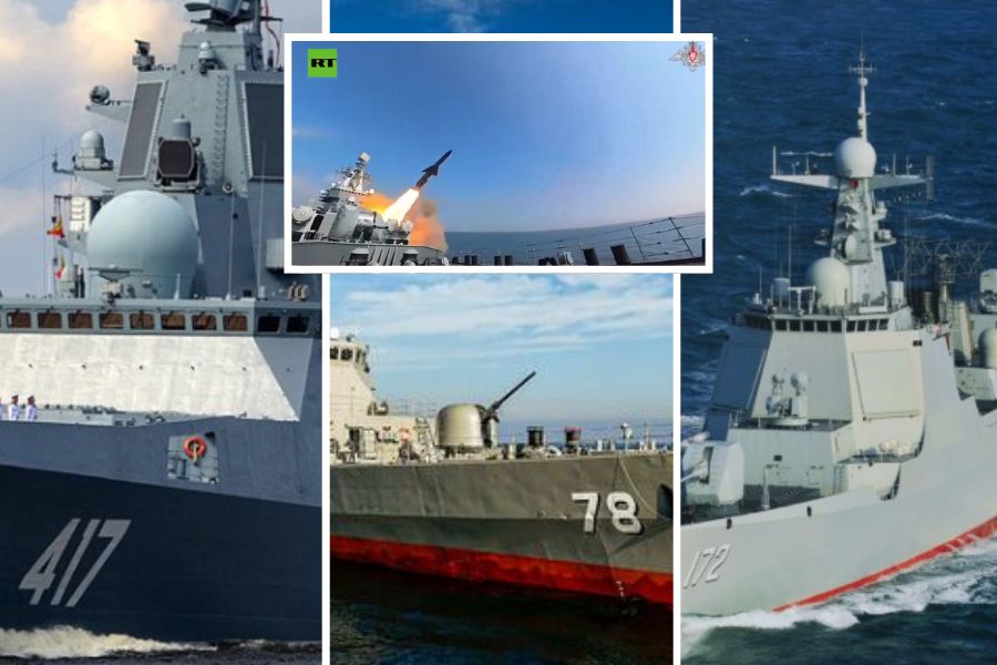 Rusia - China - Iran melaksanakan latihan gabungan di Selat Hormuz