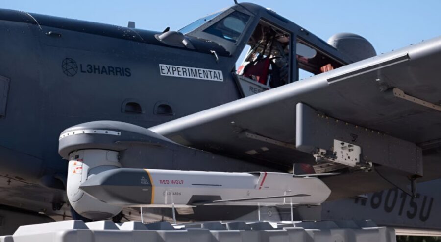 Sky Warden membawa rudal Red Wolf