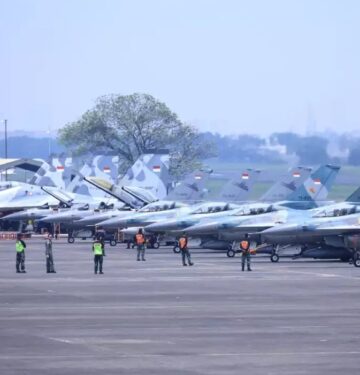 Sukhoi dan F-16 TNI AU