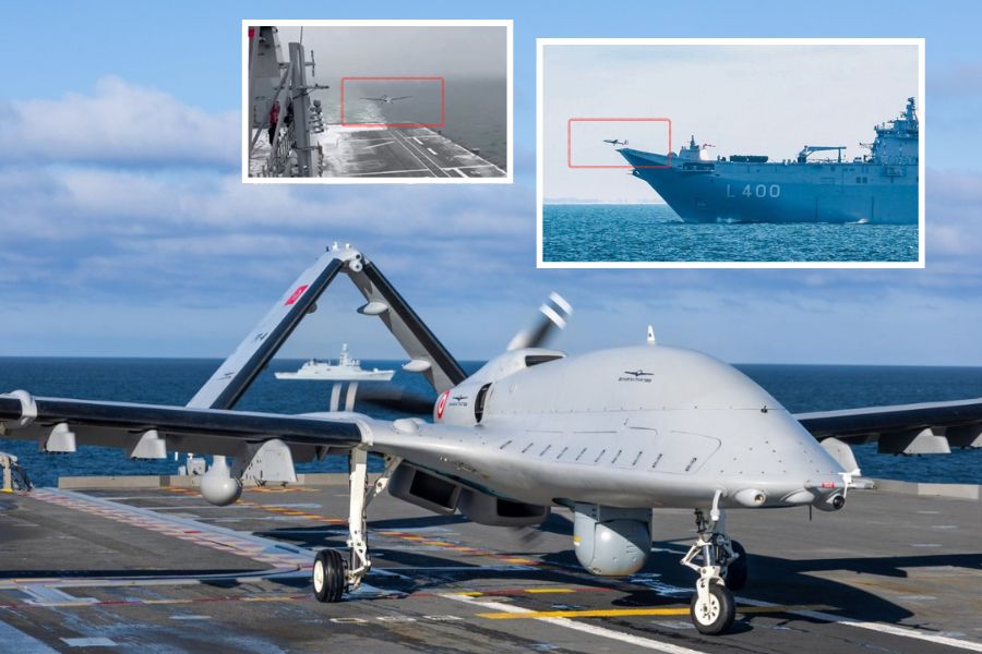 TB-3 terbang dan mendarat secara otonom dari TCG Anadolu (1)