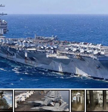 Toilet USS Gerald R Ford mampet