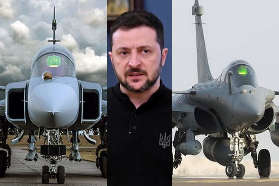 Zelensky menyatakan akan membeli 150 Gripen dan 100 Rafale F4