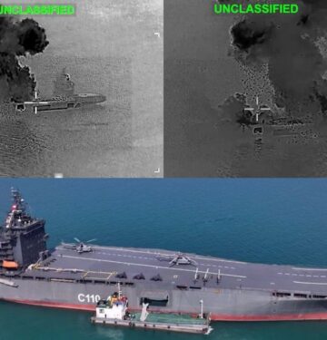 AS menenggelamkan kapal induk drone Iran Shahid Bagheri