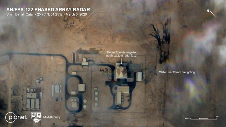 Al Udeid radar hancur diserang Iran
