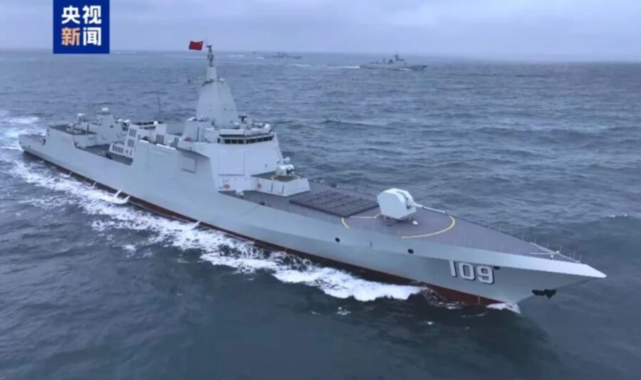 China mengungkap dua kapal baru Type 055