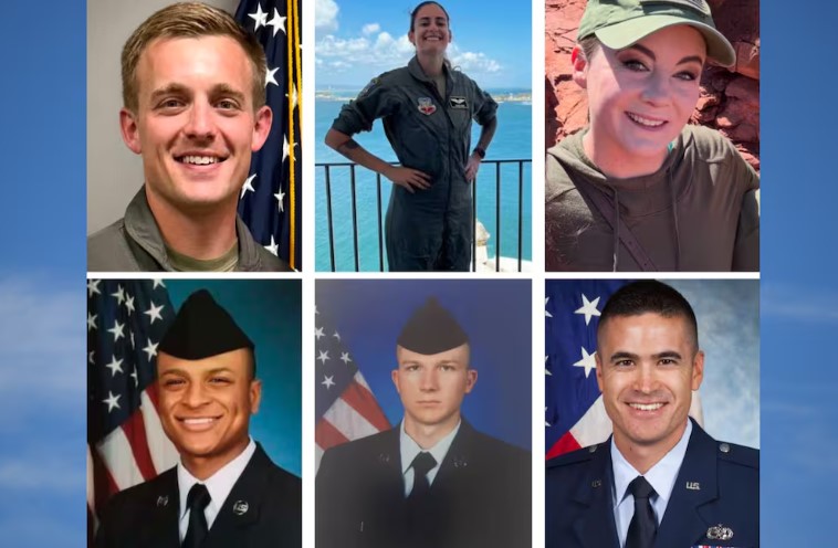Enam kru pesawat tanker KC-135 USAF yang tewas di Irak