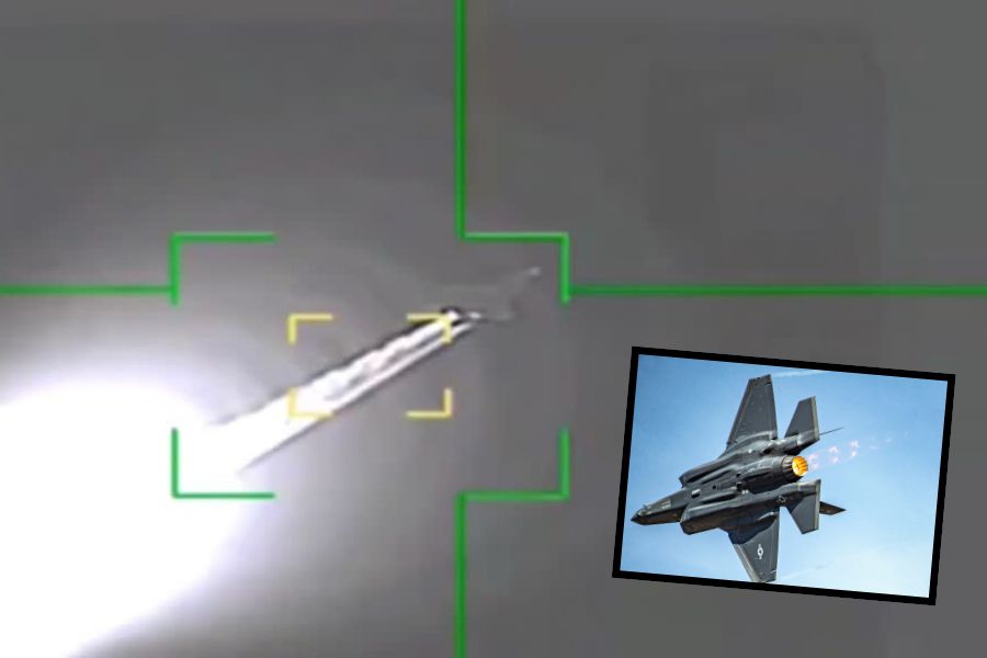 F-35 Amerika terkena rudal di atas Iran