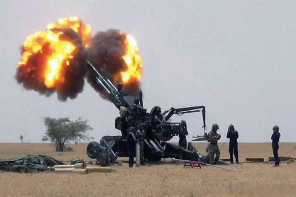 Howitzer Danush buatan India