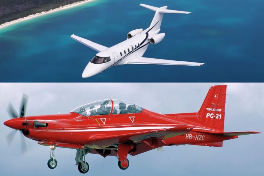 Pilatus PC-24 and PC-21