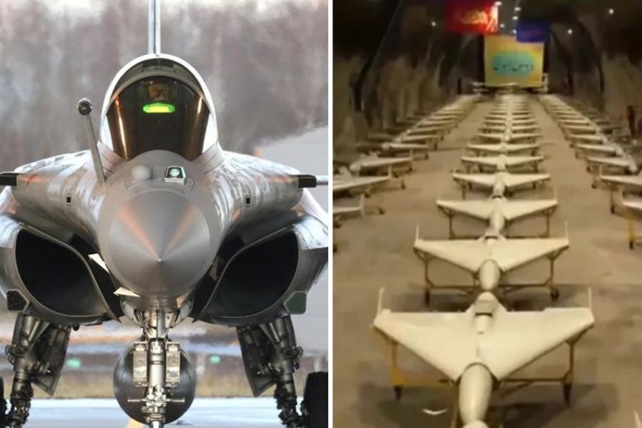 Rafale vs Drone Iran