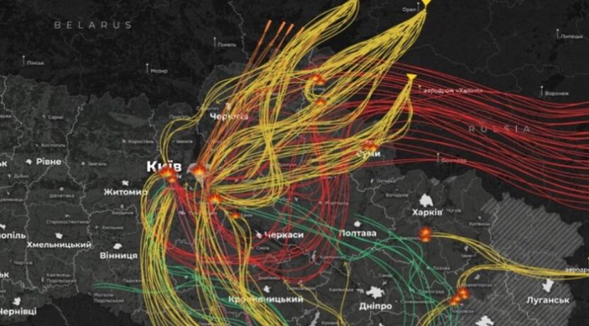 Serangan udara masif Rusia terhadap Ukraina