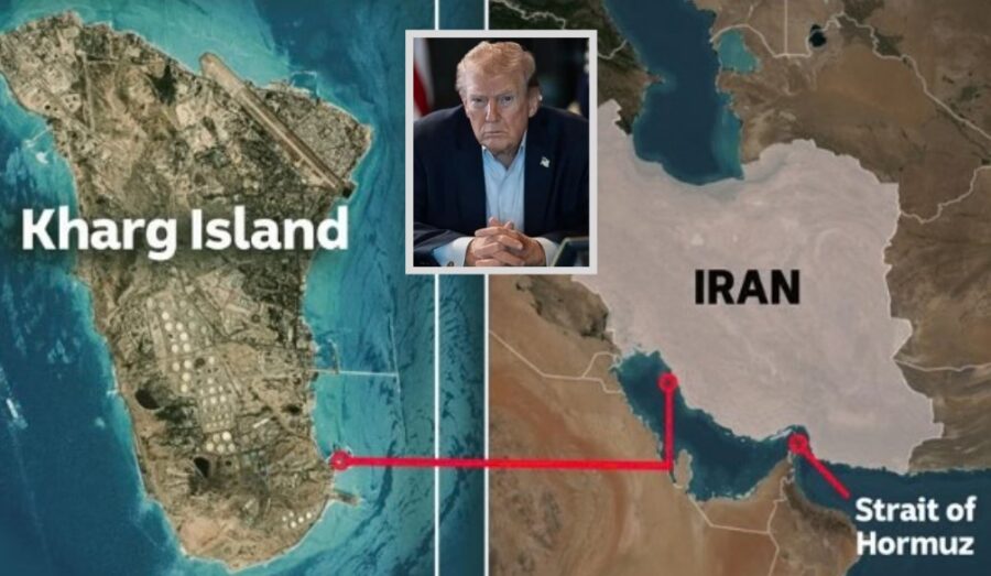 Trump melakukan pengeboman di Pulau Kharg Iran