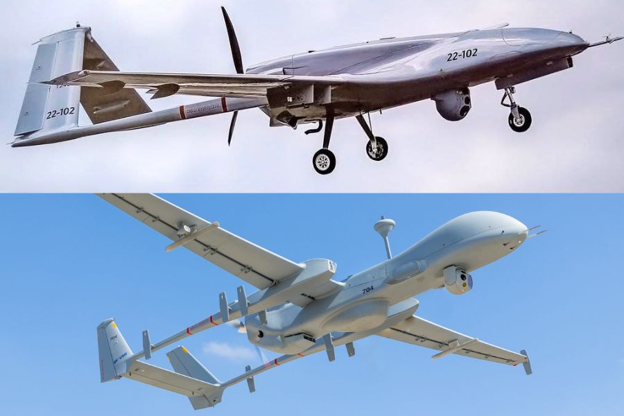 Bayraktar TB2 dan Heron MK2