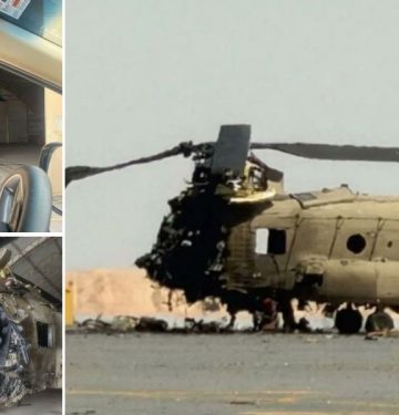 Chinook AS diserang drone Iran di Kuwait