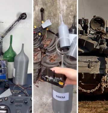 Drone Serat Optik Hizbullah hancurkan tank Merkava Israel