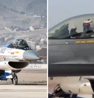 F-16 Viper Demo Team tiba di Peru