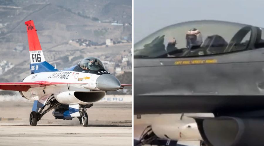F-16 Viper Demo Team tiba di Peru