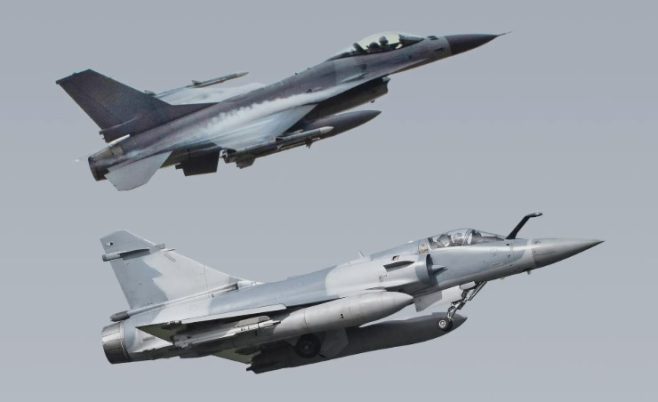 F-16 dan Mirage 2000-5
