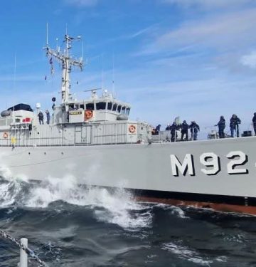 Kapal pemburu ranjau Primula dari Belgia