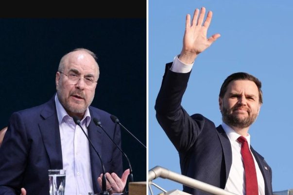 Mohammad Baqer Qalibaf dan JD Vance