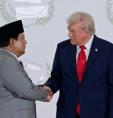 Prabowo Subianto dan Donald Trump