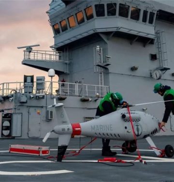 Prancis menambah lima drone Camcopter S-100F