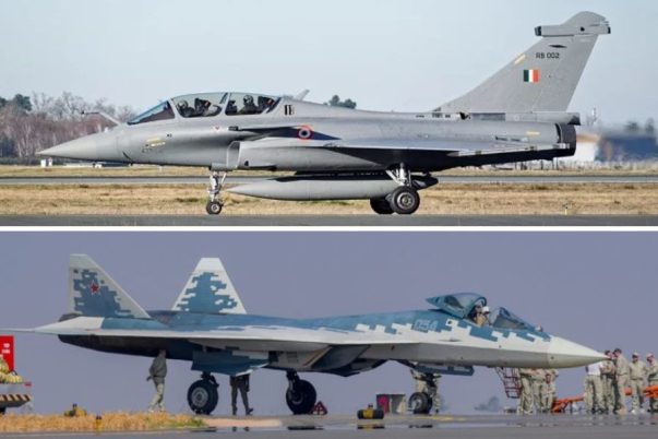 Rafale India dan Su-57E Rusia