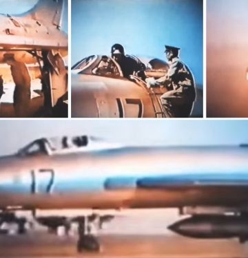 Rekaman Su-7 Soviet jatuhkan bom nuklir asli