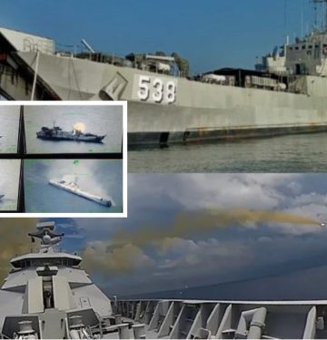 Rudal Exocet MM40 Block 3 tembak KRI Hading dalam Latopslagab 2026 (1)