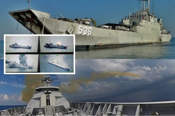 Rudal Exocet MM40 Block 3 tembak KRI Hading dalam Latopslagab 2026 (1)