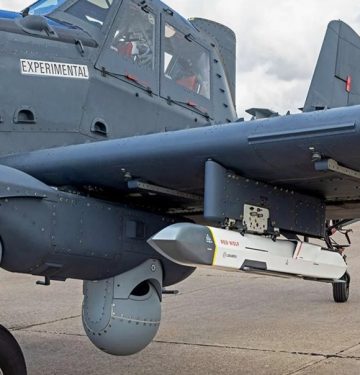 Rudal Red Wolf diintegrasikan pada pesawat OA-1K Skyraider II