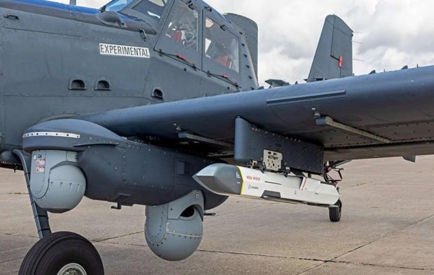 Rudal Red Wolf diintegrasikan pada pesawat OA-1K Skyraider II